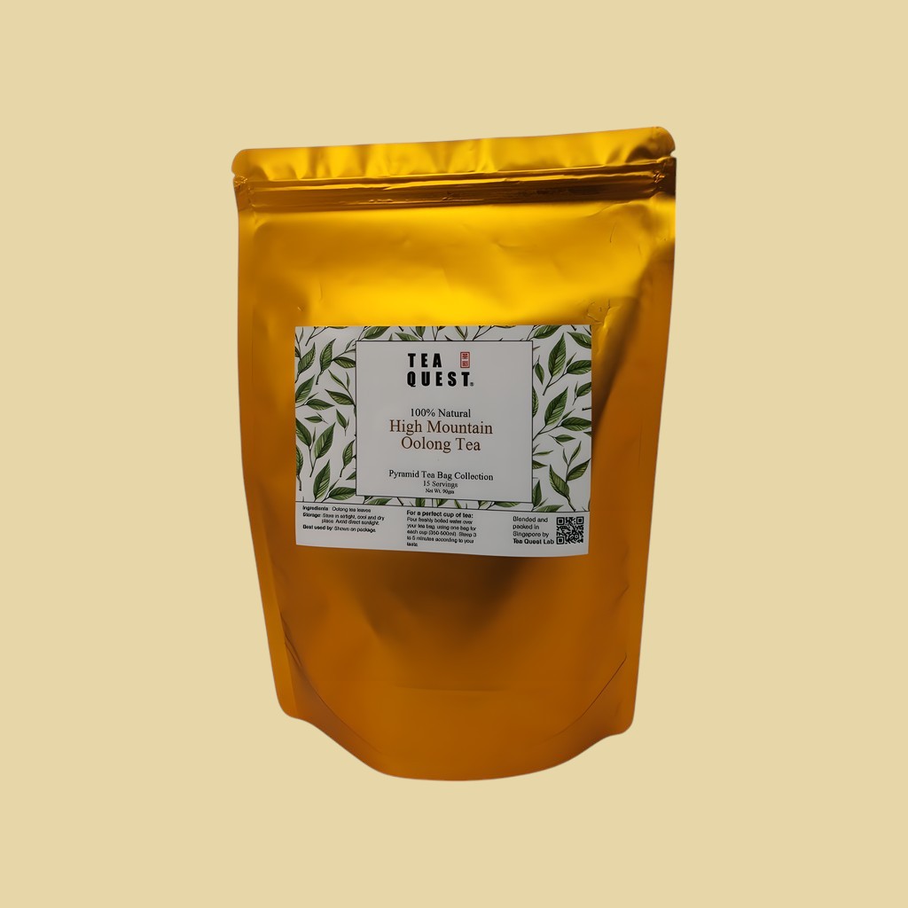 Tea Quest Shop - High Mountain Oolong Tea Pyramid Teabags